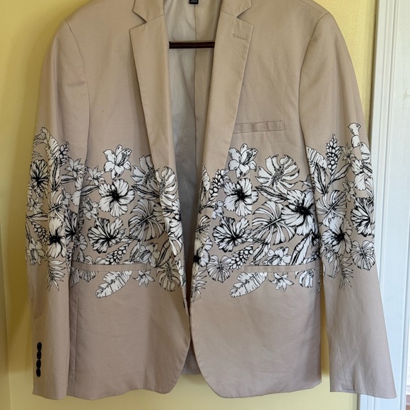 I-N-C Floral Blazer - Slim Fit - Picture 1 of 4